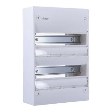 HAGER Tableau électrique nu 2 rangées de 13 modules