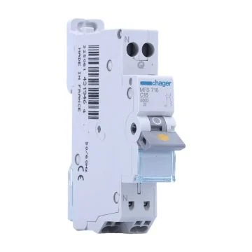 HAGER Disjoncteur 16A AUTO Phase Neutre