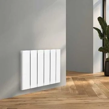 HEATZY Glow Radiateur connecté à inertie céramique horizontal 1500W - photo ambiance