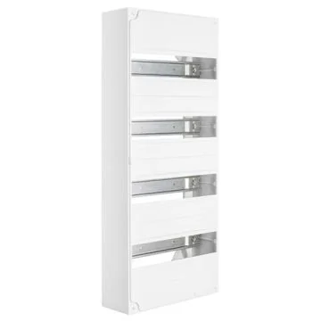 IKEPE Tableau électrique nu 4 rangées 13 modules bornier auto