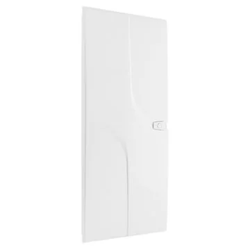IKEPE Porte blanche pour tableau électrique 4 rangées 13 modules