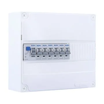 IKEPE Tableau électrique pré équipé auto 1 rangée 1ID 63A 6 disjoncteurs