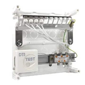 IKEPE Coffret de communication Grade 1 Reno compact - 4RJ45