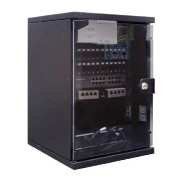 IKEPE Baie de brassage Grade 3TV - 24RJ45 - 8TV avec Switch 16 ports Gb
