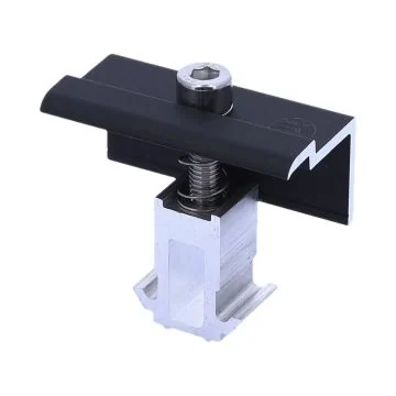 K2 SYSTEMS Bride de fixation finale noire DomeClamp - 2004564