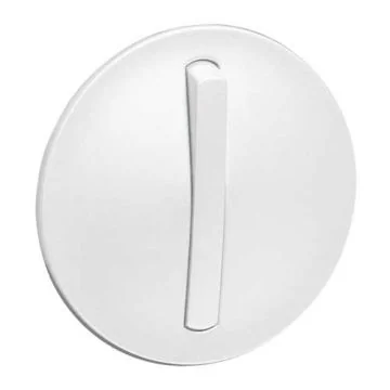 LEGRAND Céliane Enjoliveur blanc va et vient / poussoir avec couronne lumineuse doigt étroit - 065003
