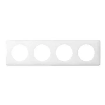 LEGRAND Céliane Plaque Memories 4 postes Yesterday blanc - 066634
