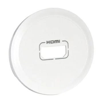 LEGRAND Céliane Enjoliveur blanc prise audio vidéo HDMI - 068216