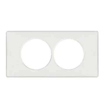 LEGRAND Céliane Plaque Memories 2 postes Yesterday Blanc Entraxe 57 - 068808