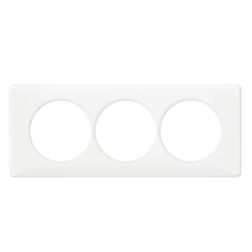 LEGRAND Céliane Plaque Memories 3 postes Yesterday Blanc Entraxe 57 - 068809