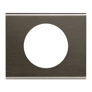 LEGRAND Céliane Plaque Matières 1 poste Black nickel - 069031