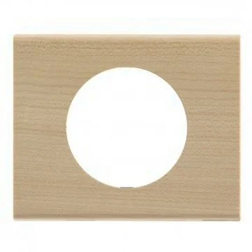 LEGRAND Céliane Plaque 1 poste Bois Erable - 069211