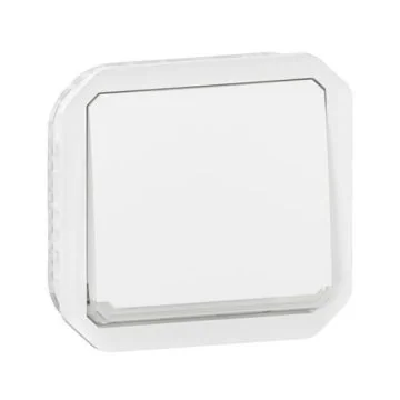 LEGRAND Plexo Interrupteur va et vient à témoin lumineux à composer étanche blanc IP55 - 069612L