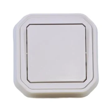 LEGRAND Plexo Bouton poussoir encastré complet étanche blanc IP55