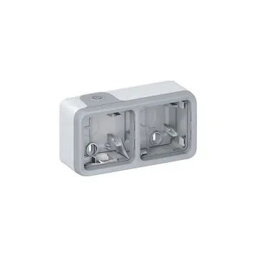 boîtier saillie horizontal étanche Legrand Plexo 2 postes