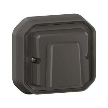 LEGRAND Plexo Sortie de câble encastré complet étanche anthracite IP55 - 069878L