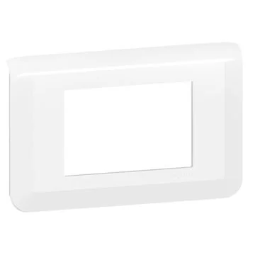 LEGRAND Mosaic Plaque horizontale 3 modules blanc - 078803L