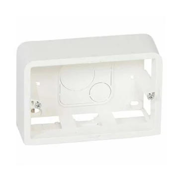 LEGRAND Mosaic Cadre saillie 1,5 postes ou 3 modules P40 blanc - 080289