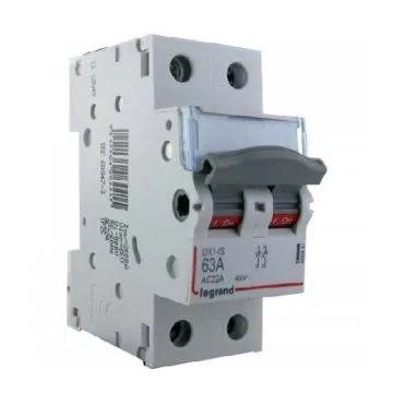 LEGRAND DX3 Interrupteur sectionneur bipolaire 400V 63A - 406441