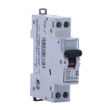 LEGRAND Disjoncteur électrique DNX3 Uni + neutre 2A