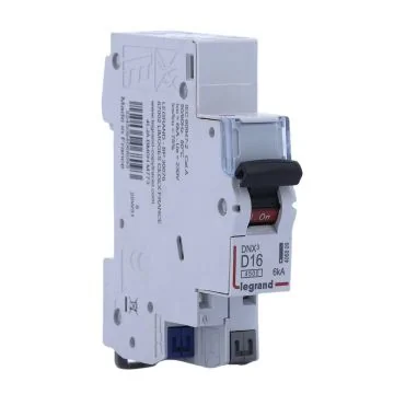 Disjoncteur LEGRAND DNX3 16A auto Ph+N courbe D 4,5kA 230V
