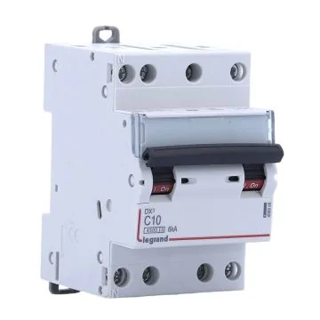 LEGRAND DNX3 Disjoncteur tétrapolaire 10A courbe C 6kA 400V - 406908