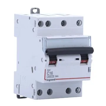 LEGRAND DNX3 Disjoncteur tétrapolaire 16A courbe C 6kA 400V - 406910