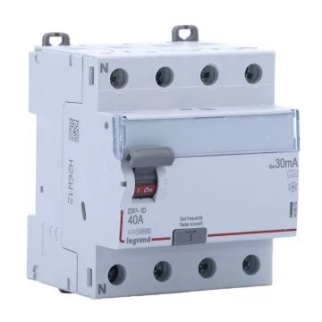 LEGRAND DX3 Interrupteur différentiel 4P 40A Type A 30mA - 411675