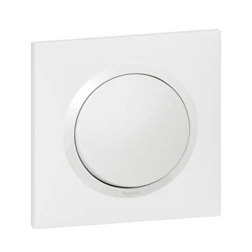 Bouton poussoir LEGRAND Dooxie complet blanc