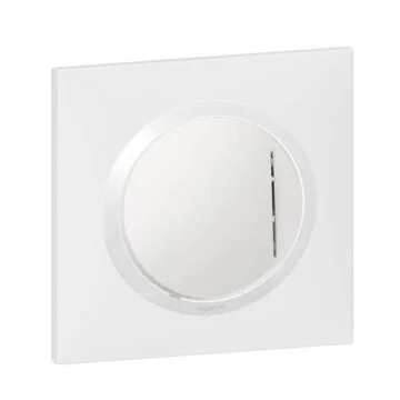 Bouton poussoir lumineux LEGRAND Dooxie complet blanc