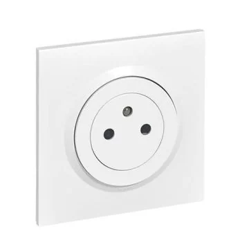 Prise de courant 2P+T surface LEGRAND Dooxie complet blanc - 600335-F