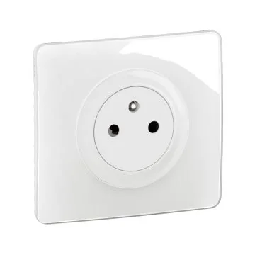 LEGRAND Céliane 2024 – Prise de courant 2P+T à surface affleurante blanche complète