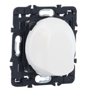 LEGRAND Céliane Sortie de câble avec serre-câbles blanc semi complet
