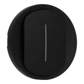 LEGRAND Céliane Enjoliveur interrupteur ou va-et-vient témoin noir - CN0007