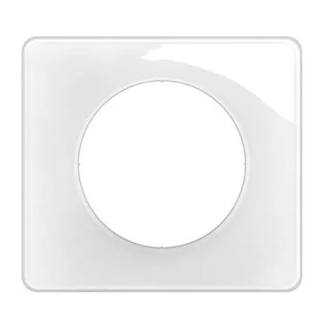 LEGRAND Céliane Plaque simple blanc émaillé - CP0001