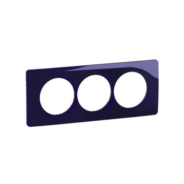 LEGRAND Céliane Plaque triple  bleu de four E57 - CP0307