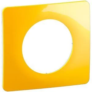 LEGRAND Céliane Plaque simple jaune safran - CP0401