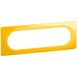 LEGRAND Céliane Plaque 6 à 8 modules jaune safran - CP0411