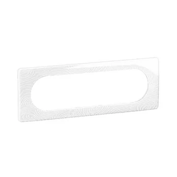 LEGRAND Céliane Plaque 6 à 8 modules blanc relief - CP0611