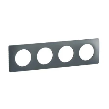 LEGRAND Céliane Plaque quadruple bleu orage - CP0904
