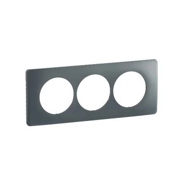 LEGRAND Céliane Plaque triple bleu orage E57 - CP0907