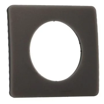 Plaque simple LEGRAND Céliane gris cendré CP1001