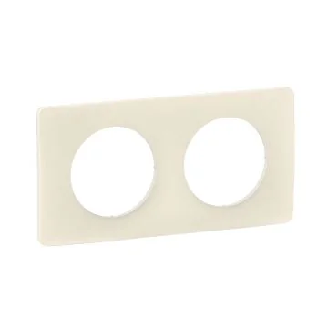 LEGRAND Céliane Plaque double blanc amande - CP1102