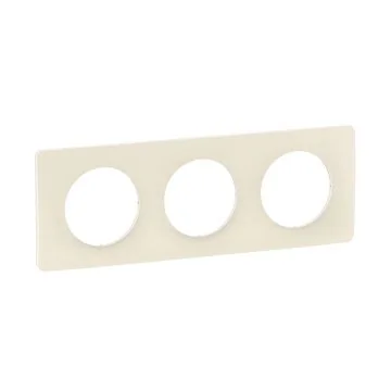 LEGRAND Céliane Plaque triple blanc amande - CP1103