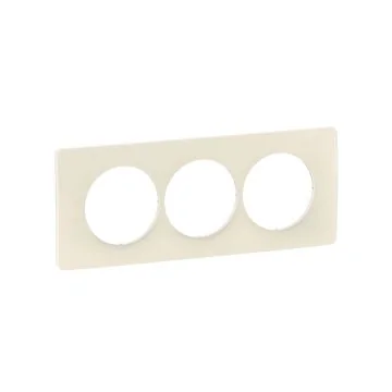 LEGRAND Céliane Plaque triple blanc amande E57 - CP1107