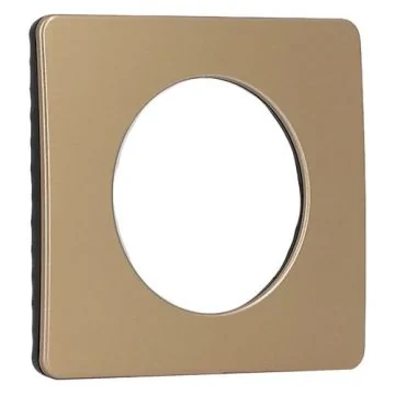 Plaque simple bronze satiné LEGRAND Céliane CP1601