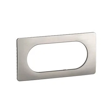 LEGRAND Céliane Plaque 4 à 5 modules alu satiné - CP1708
