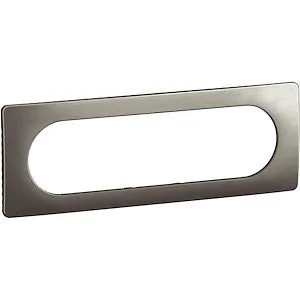 Plaque 6 à 8 modules acier satiné LEGRAND Céliane