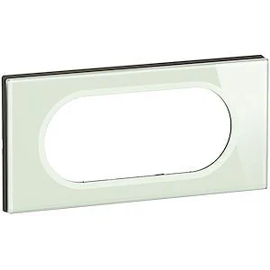 LEGRAND Céliane Plaque 4 à 5 modules verre opale blanc - CP2008