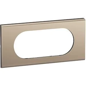 Plaque 4 à 5 modules nickel satiné LEGRAND Céliane